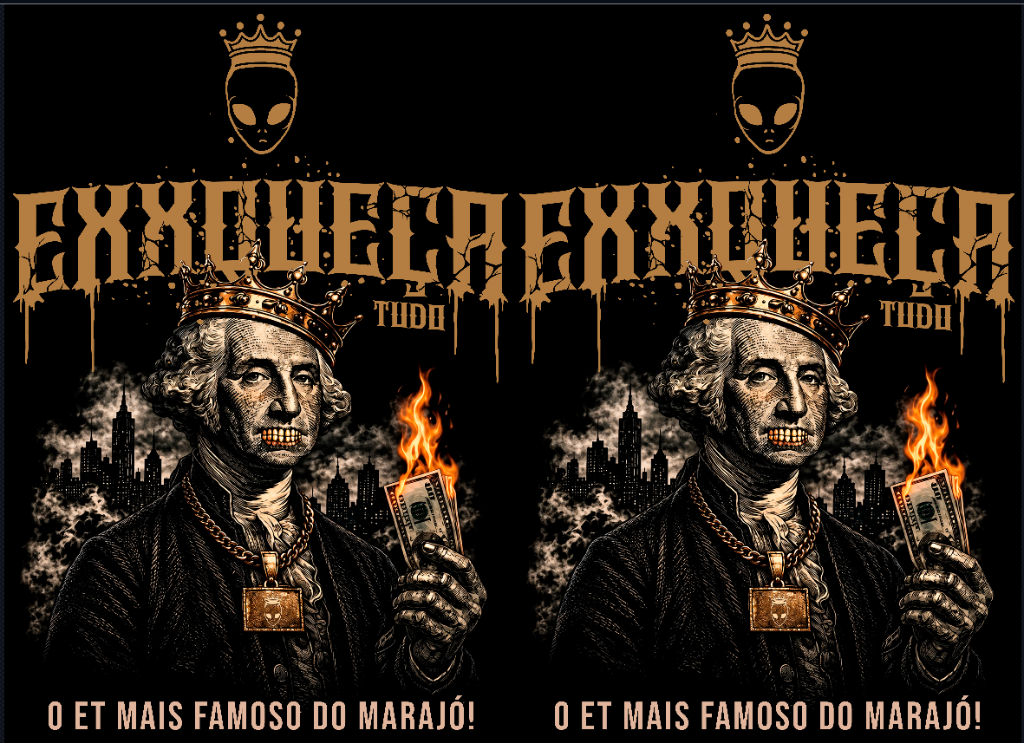 Comparativo lado a lado da estampa